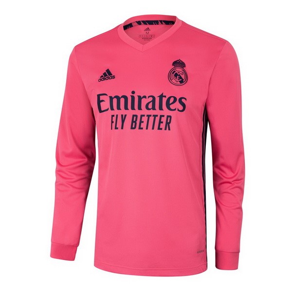 Tailandia Camiseta Real Madrid 2ª ML 2020/21 Rosa